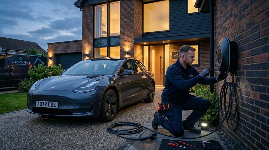 EV charger fitting